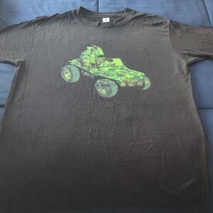 Tultex Black Tee with Unique Design